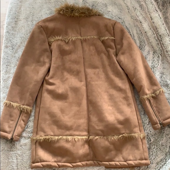 Faux Suede Coat - Picture 3 of 5